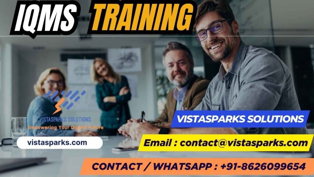Expert IQMS Training | Vistasparks Solutions